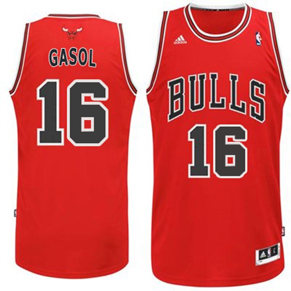 Pau Gasol, Chicago Bulls - Red - Cliquez sur l'image pour la fermer