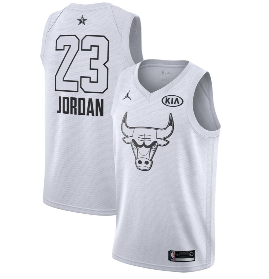 Michael Jordan - 2018 All-Star White - Cliquez sur l'image pour la fermer