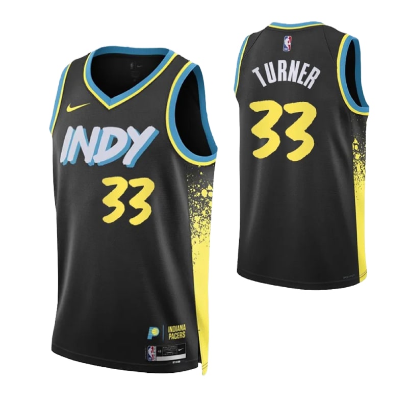 Myles Turner, Indiana Pacers 2023/24 - City - Cliquez sur l'image pour la fermer