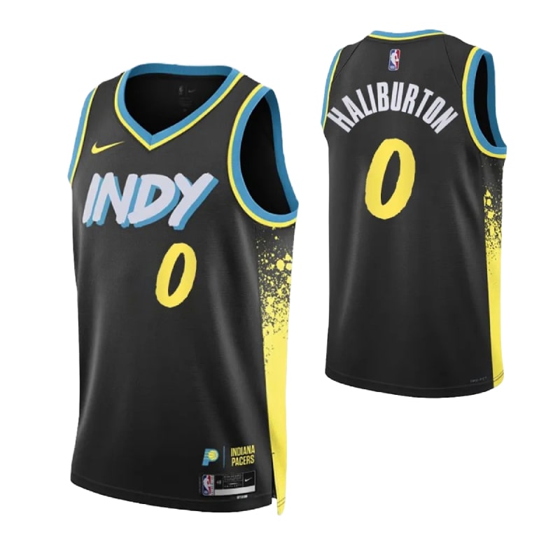 Tyrese Haliburton, Indiana Pacers 2023/24 - City - Cliquez sur l'image pour la fermer