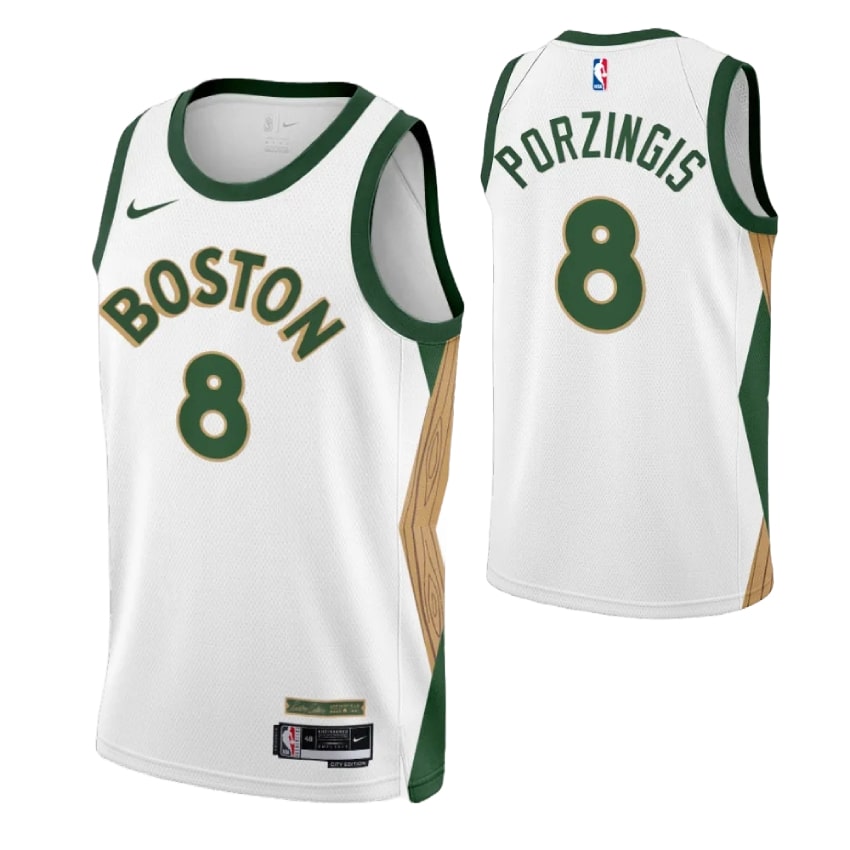 Kristaps Porzingis, Boston Celtics 2023/24 - City Edition - Cliquez sur l'image pour la fermer