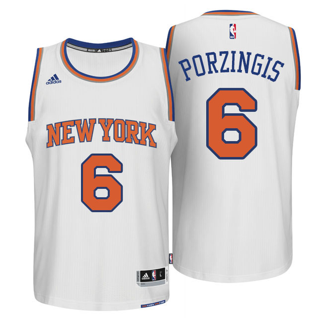 Kristaps Porziņģis, New York Knicks [Blanc] - Cliquez sur l'image pour la fermer