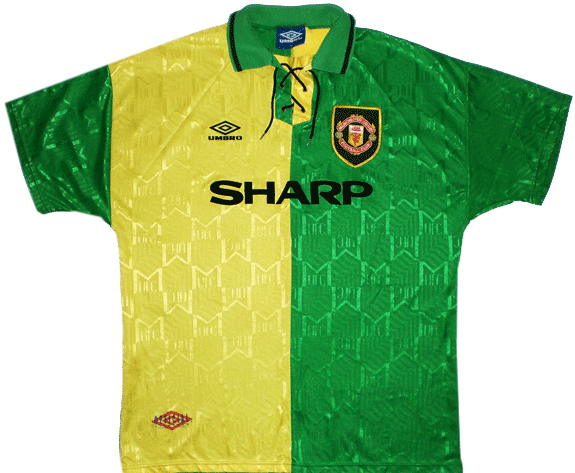 Maillot Manchester United Extérieur 1992-94 - Cliquez sur l'image pour la fermer