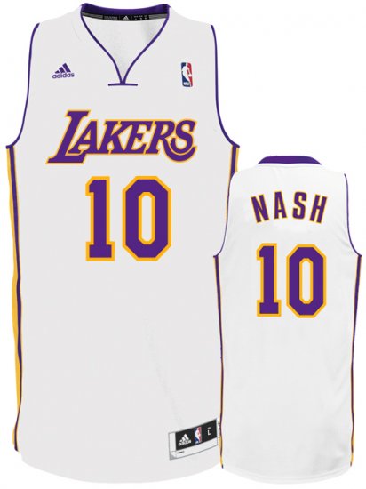 Steve Nash, Los Angeles Lakers [Blanc] - Cliquez sur l'image pour la fermer