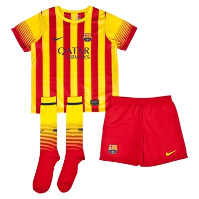FC Barcelone ENFANTS 2ème maillot 13/14 - Cliquez sur l'image pour la fermer