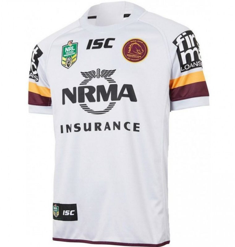Brisbane Broncos NRL Away S/S 2018 - Cliquez sur l'image pour la fermer