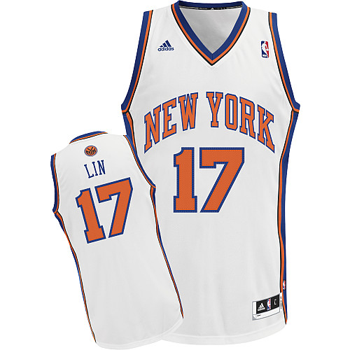 Jeremy Lin, New York Knicks 2011/2012 [Blanc] - Cliquez sur l'image pour la fermer