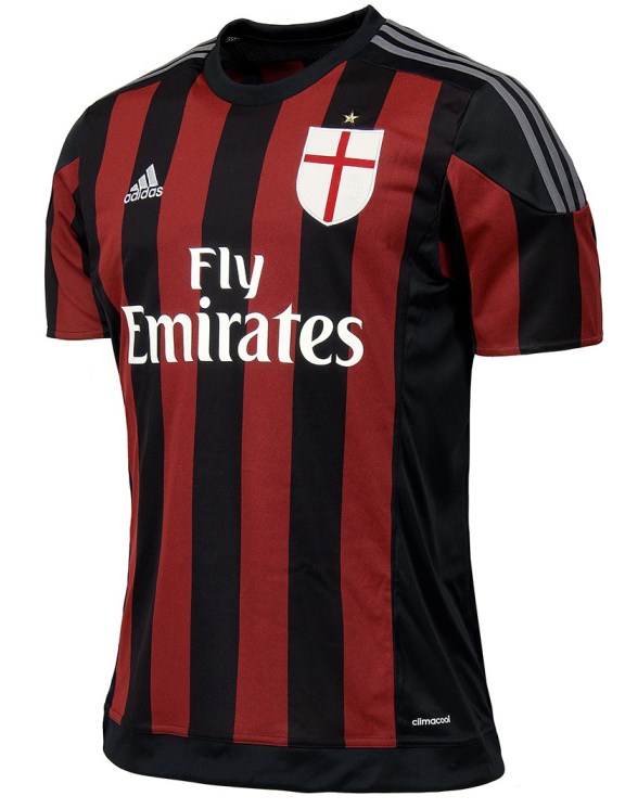 Maillot AC Milan Domicile 2015/2016 - Cliquez sur l'image pour la fermer