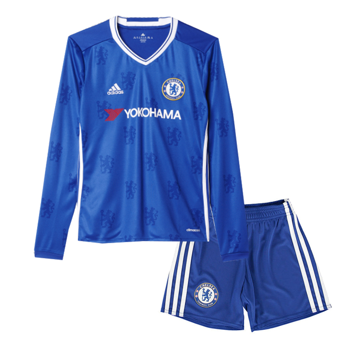 Kit Junior Chelsea Domicile 2016/2017 ML - Cliquez sur l'image pour la fermer