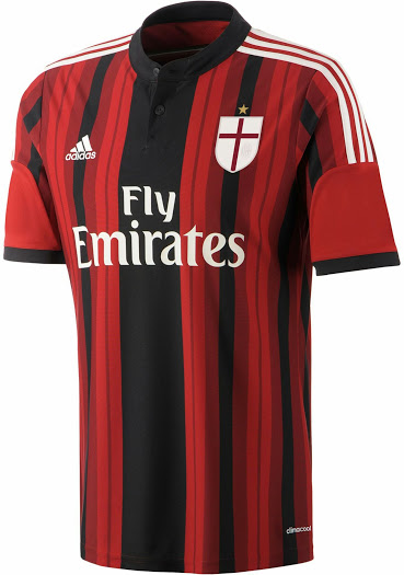 Maillot AC Milan Domicile 2014/2015 - Cliquez sur l'image pour la fermer