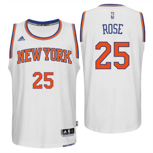 Derrick Rose, New York Knicks [Blanc] - Cliquez sur l'image pour la fermer