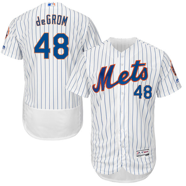 Jacob deGrom, New York Mets - White - Cliquez sur l'image pour la fermer
