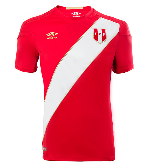 Maillot Pérou Extéireur 2018 - Cliquez sur l'image pour la fermer