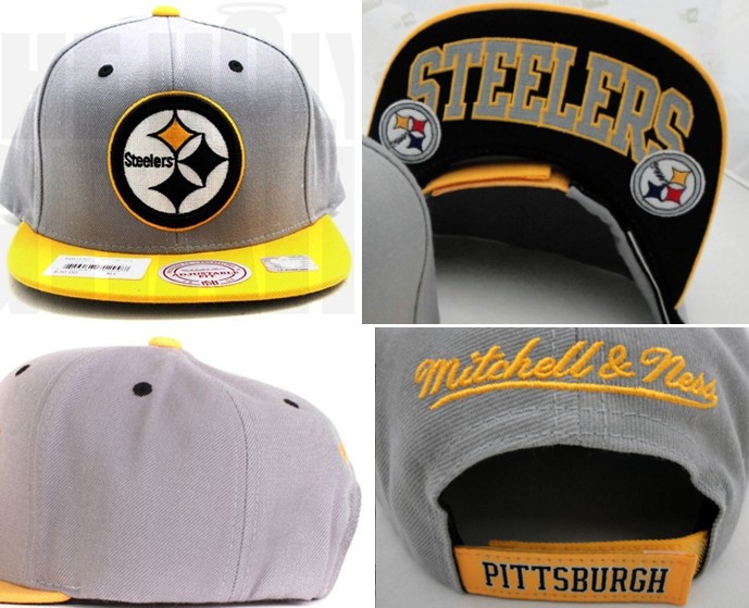 Gorra Pittsburgh Steelers [Gris] - Cliquez sur l'image pour la fermer