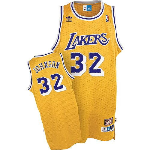 Magic Johnson, Los Angeles Lakers [or] - Cliquez sur l'image pour la fermer
