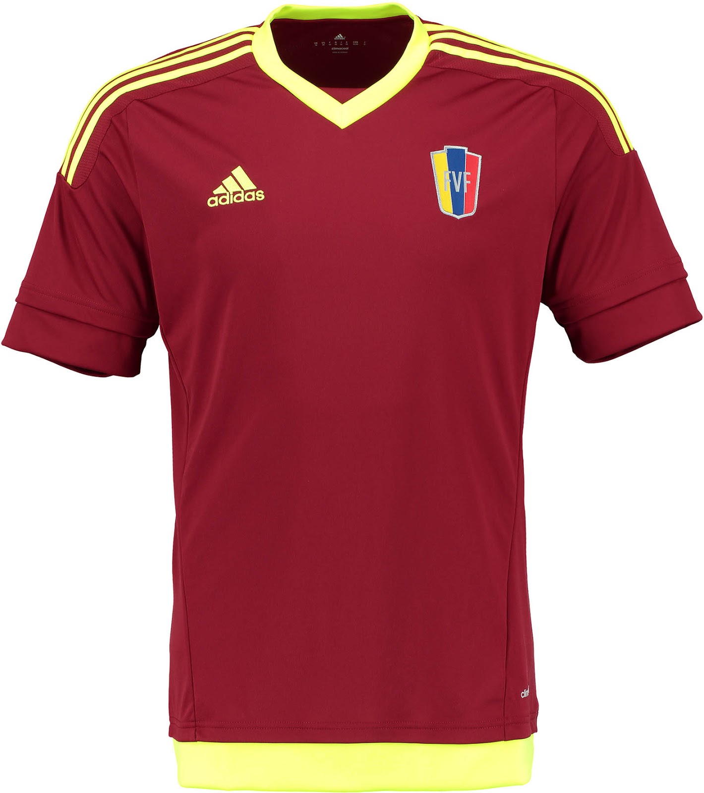 Maillot Venezuela Domicile 2015 - Cliquez sur l'image pour la fermer