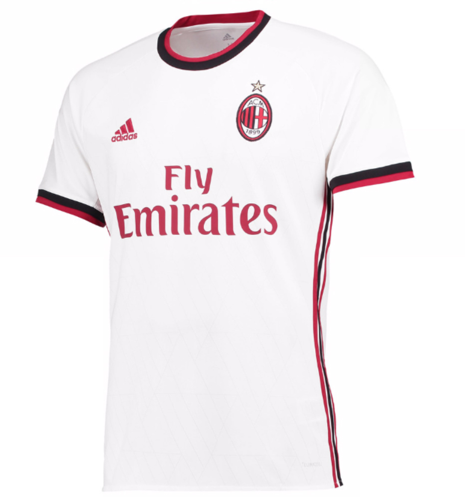 Maillot AC Milan Extérieur 2017/18 - Cliquez sur l'image pour la fermer