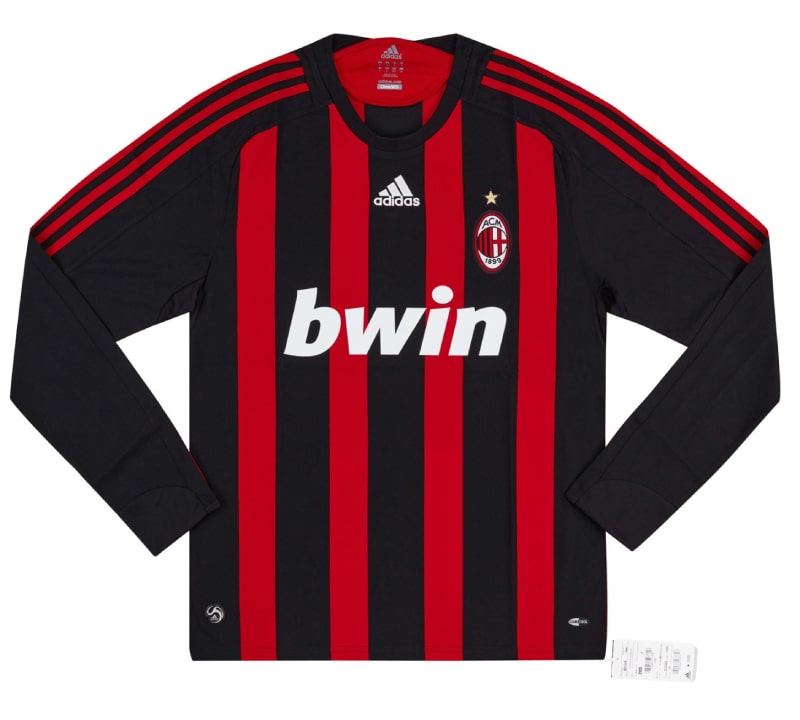 Maillot AC Milan 2008/09 ML - Cliquez sur l'image pour la fermer