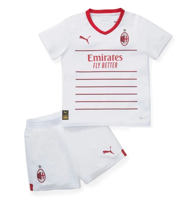 AC Milan Extérieur 2022/23 Junior Kit - Cliquez sur l'image pour la fermer