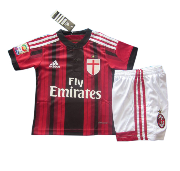 Kit Junior AC Milan Domicile 2014/15 - Cliquez sur l'image pour la fermer