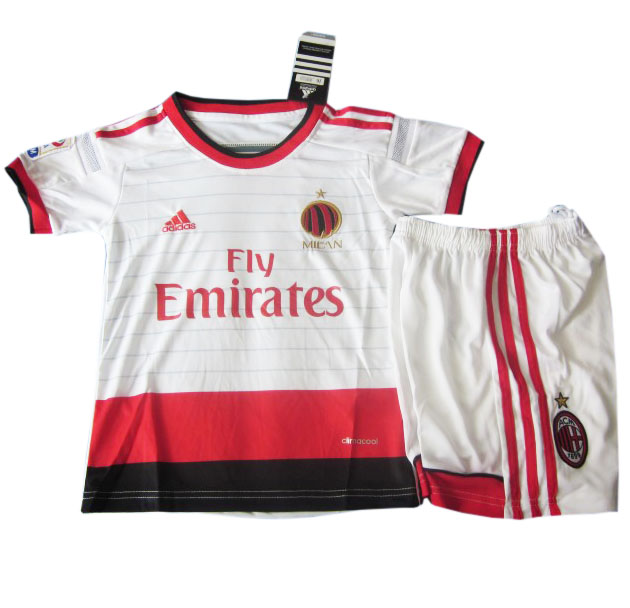 Kit Junior AC Milan Exterieur 2014/15 - Cliquez sur l'image pour la fermer