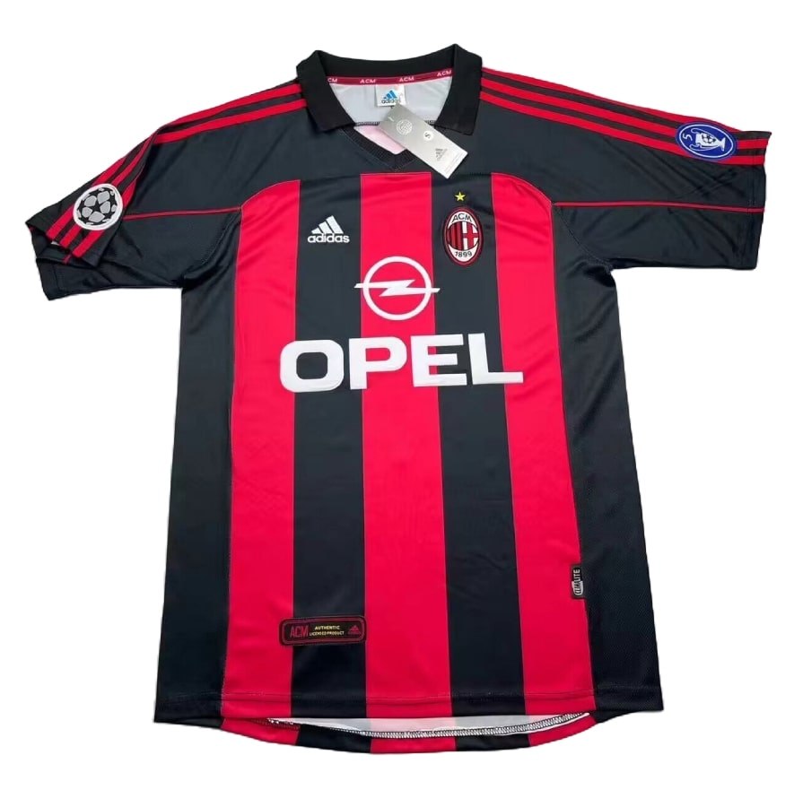 Maillot AC Milan Domicile 2000/02 - Cliquez sur l'image pour la fermer