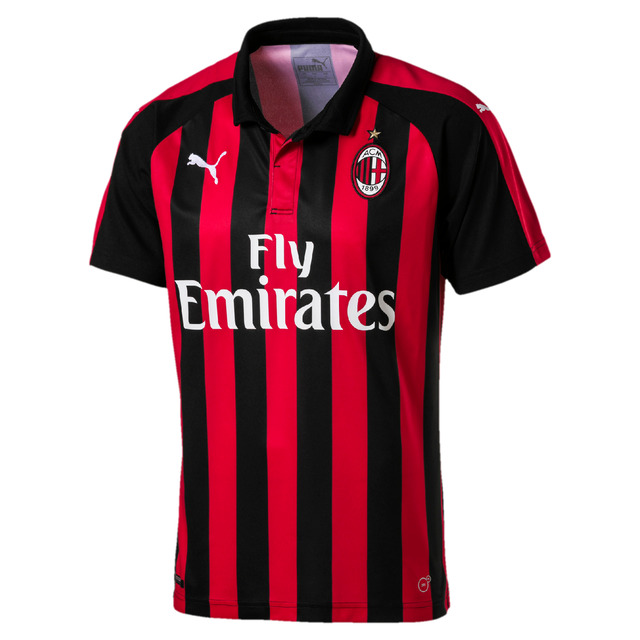 Maillot AC Milan Domicile 2018/19 - Cliquez sur l'image pour la fermer