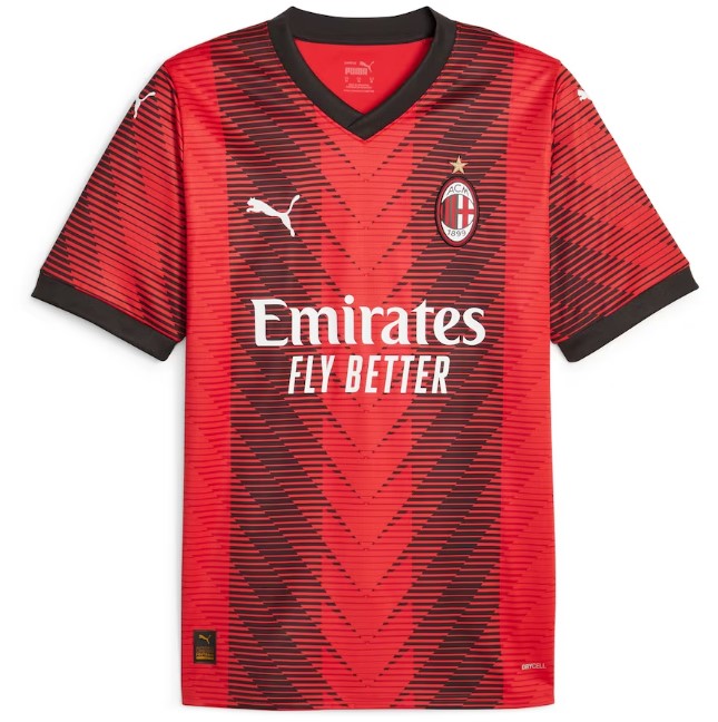 Maillot AC Milan Domicile 2023/24 - Cliquez sur l'image pour la fermer