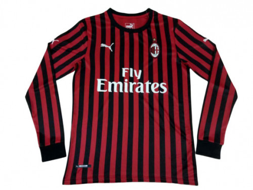 Maillot AC Milan Domicile 2019/20 ML - Cliquez sur l'image pour la fermer