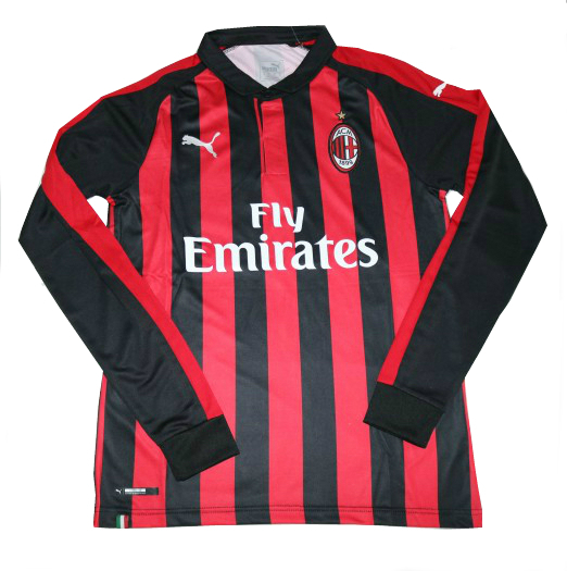 Maillot AC Milan Domicile 2018/19 ML - Cliquez sur l'image pour la fermer