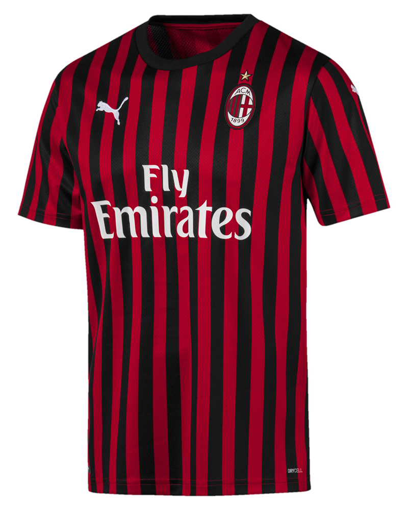 Maillot AC Milan Domicile 2019/20 - Cliquez sur l'image pour la fermer