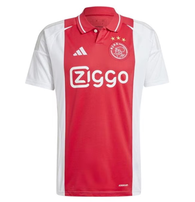 Maillot Ajax Domicile 2024/25 - Cliquez sur l'image pour la fermer