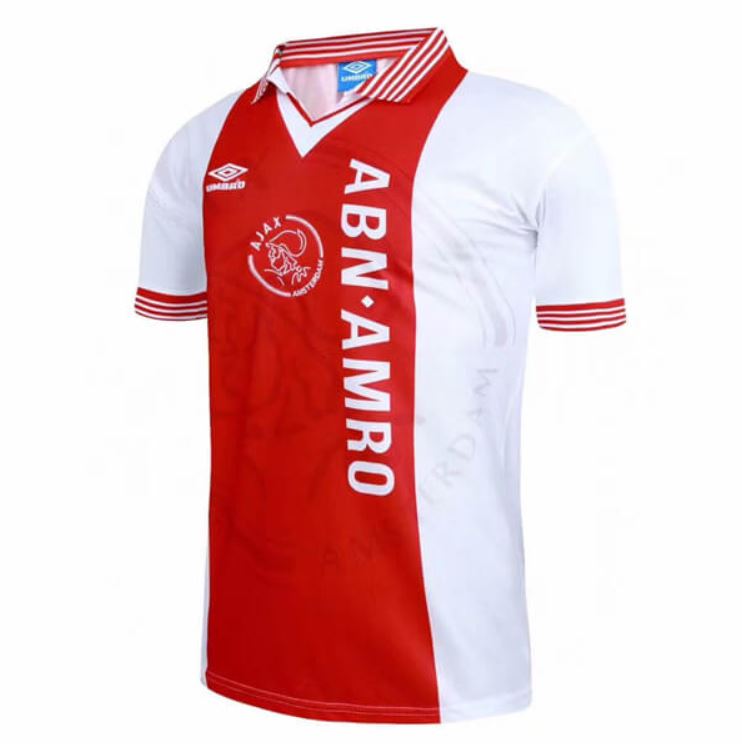 Maillot Domicile Ajax 1995/96 - Cliquez sur l'image pour la fermer