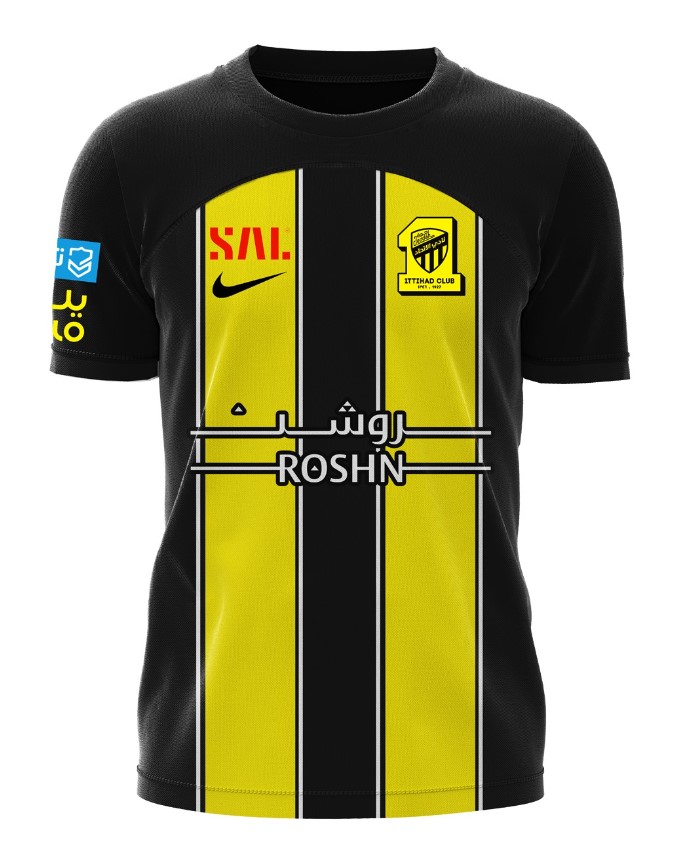 Maillot Al-Ittihad Domicile 2023/24 - Cliquez sur l'image pour la fermer