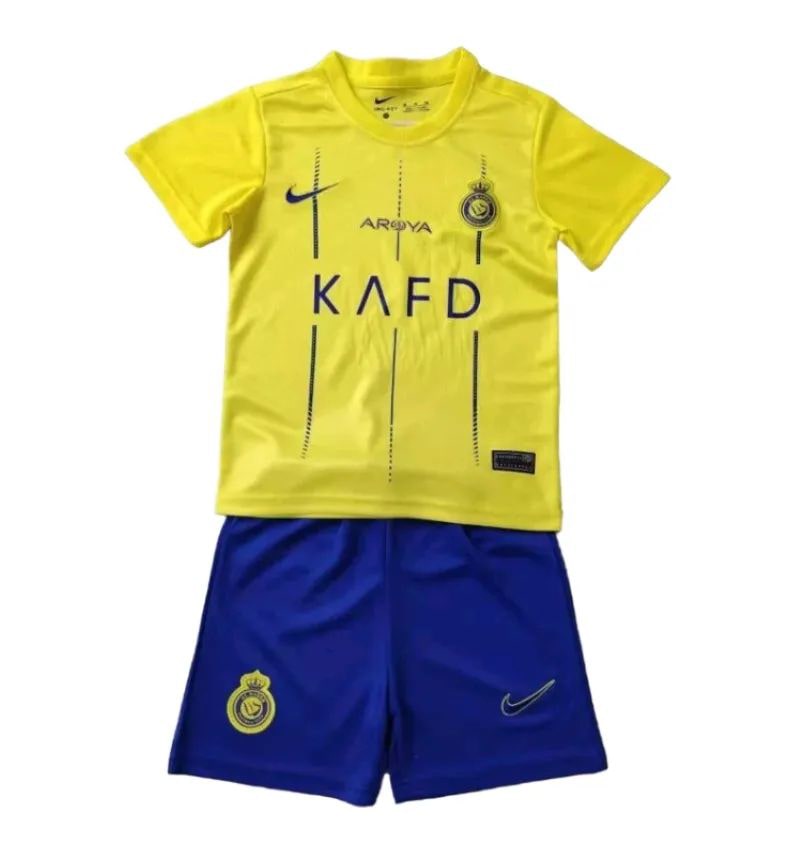 Al-Nassr Domicile 2023/24 Junior Kit - Cliquez sur l'image pour la fermer