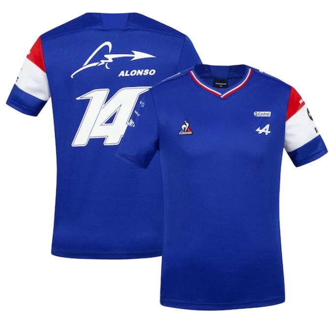 T-Shirt Équipe Alpine F1 Team 2022 - Fernando Alonso - Cliquez sur l'image pour la fermer