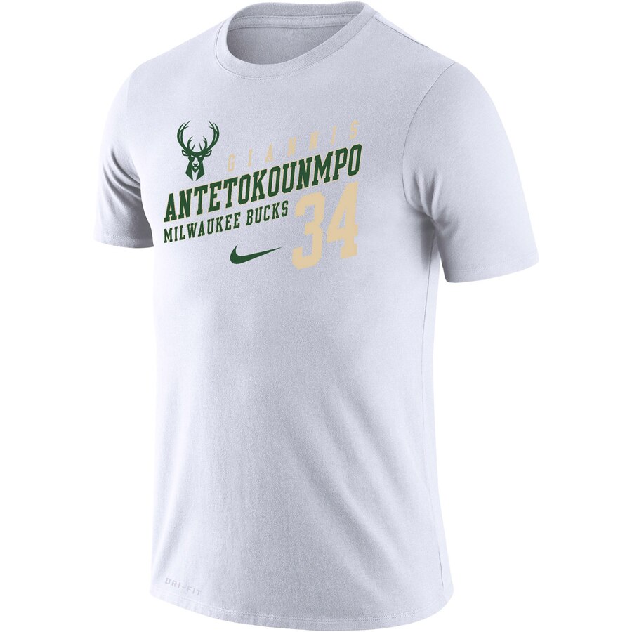Milwaukee Bucks T-shirt - Giannis Antetokounmpo - Cliquez sur l'image pour la fermer