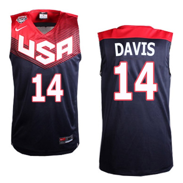 Anthony Davis, USA 2014 - Bleu - Cliquez sur l'image pour la fermer