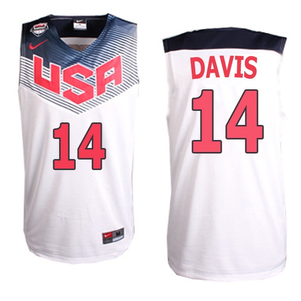 Anthony Davis, USA 2014 - Blanc - Cliquez sur l'image pour la fermer