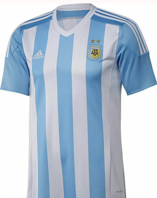 Maillot Argentine Domicile 2015 - Cliquez sur l'image pour la fermer
