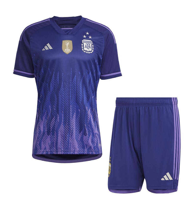 Argentine Extérieur 2022 Junior Kit - 3 Étoiles - Cliquez sur l'image pour la fermer