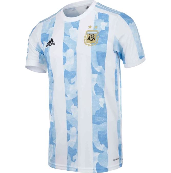 Maillot Argentine Domicile 2021 - Cliquez sur l'image pour la fermer