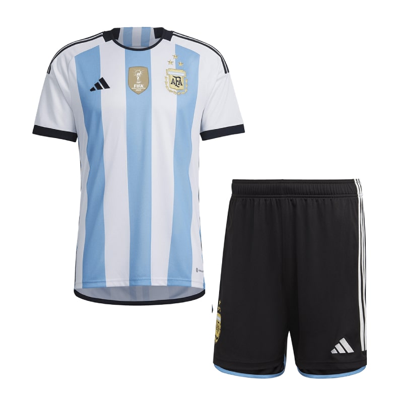 Argentine Domicile 2022 Junior Kit - 3 Étoiles - Cliquez sur l'image pour la fermer