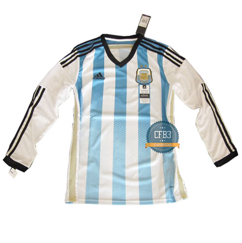 Maillot Argentine Domicile 2014 ML - Cliquez sur l'image pour la fermer