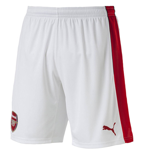 Short Arsenal 2016/17 - Domicile - Cliquez sur l'image pour la fermer
