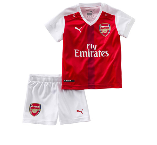 Kit Junior Arsenal Domicile 2016/17 - Cliquez sur l'image pour la fermer