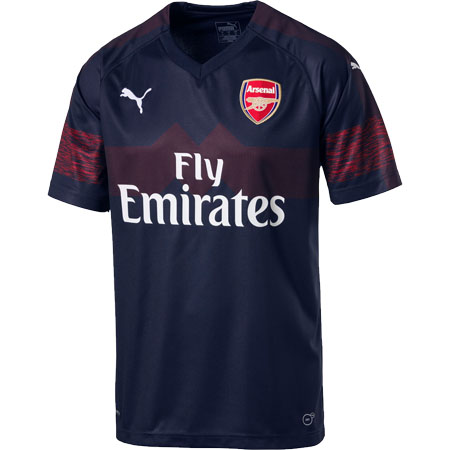 Maillot Arsenal Extérieur 2018/19 - Cliquez sur l'image pour la fermer