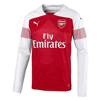 Maillot Arsenal Domicile 2018/19 ML - Cliquez sur l'image pour la fermer