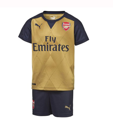 Kit Junior Arsenal Exterieur 2015/16 - Cliquez sur l'image pour la fermer