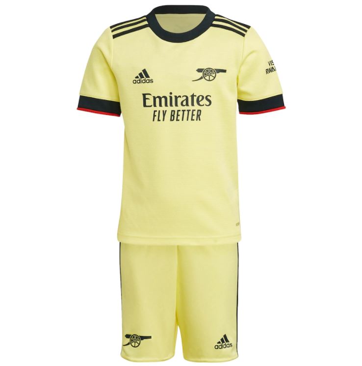 Arsenal Extérieur 2021/22 Junior Kit - Cliquez sur l'image pour la fermer